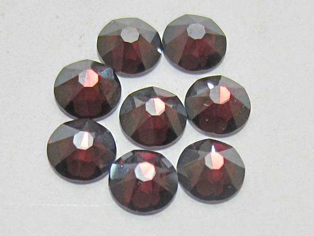 72 pcs. 20ss BURGUNDY LUSTER-D FLATBACK BRILLIANCE Rhinestones